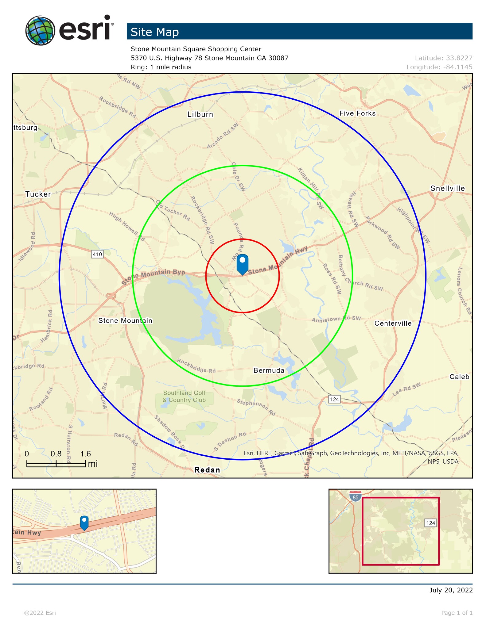 5370 Stone Mountain Hwy, Stone Mountain, GA for lease Site Plan- Image 1 of 11