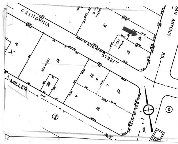 280-284 San Antonio Rd, Mountain View, CA for sale Plat Map- Image 1 of 1