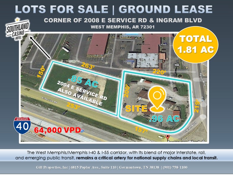 2008 N Service Rd, West Memphis, AR for lease - Building Photo - Image 3 of 5