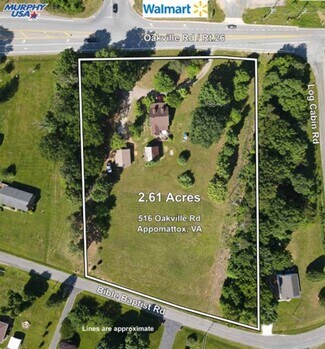 More details for 516 Oakville Rd, Appomattox, VA - Land for Sale