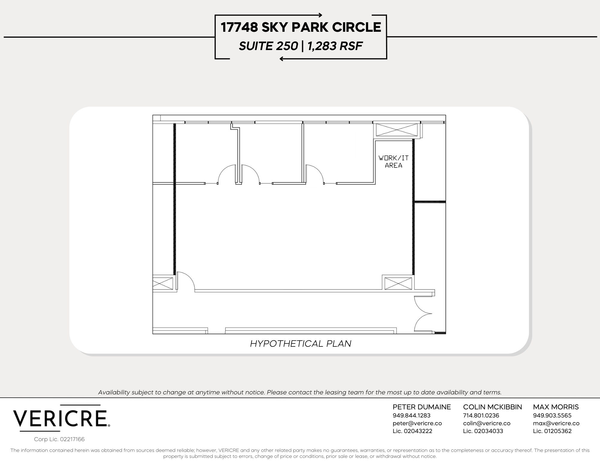 17752 Sky Park Cir, Irvine, CA for lease Floor Plan- Image 1 of 1