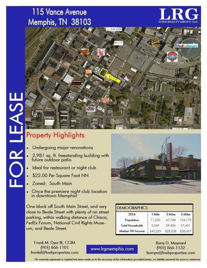 115 Vance Ave, Memphis, TN 38103