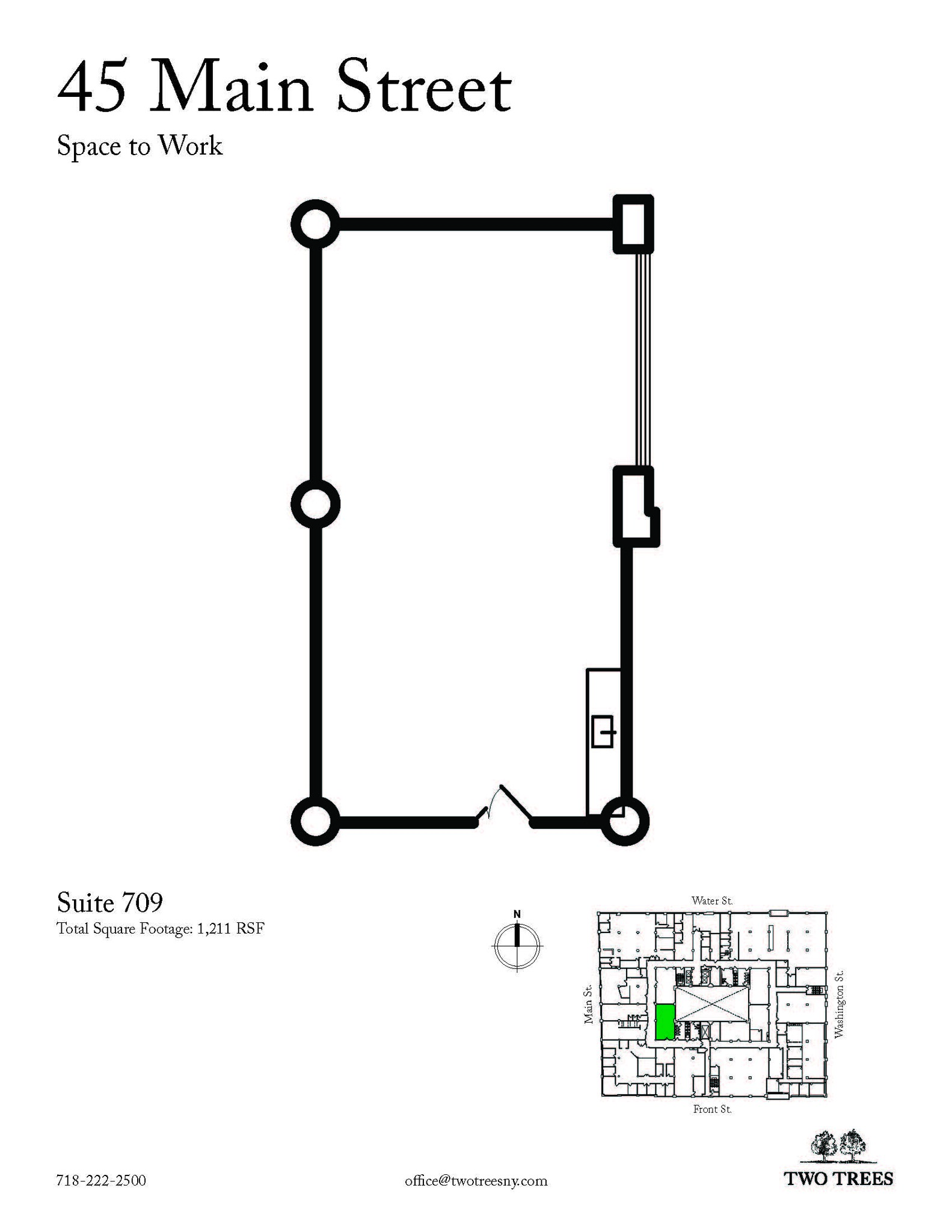 45 Main St, Brooklyn, NY for lease Floor Plan- Image 1 of 3