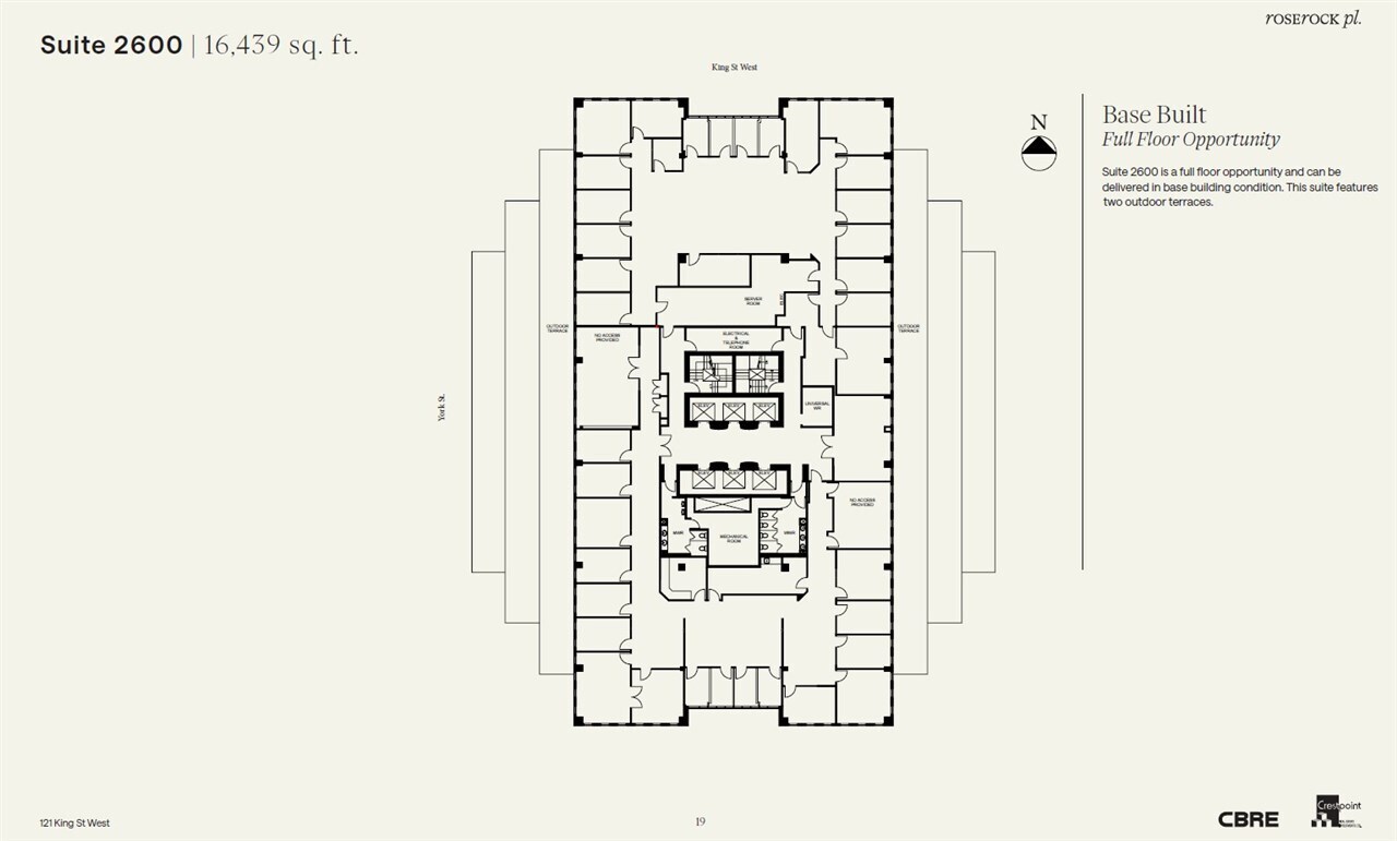 121 King St W, Toronto, ON for lease Floor Plan- Image 1 of 1
