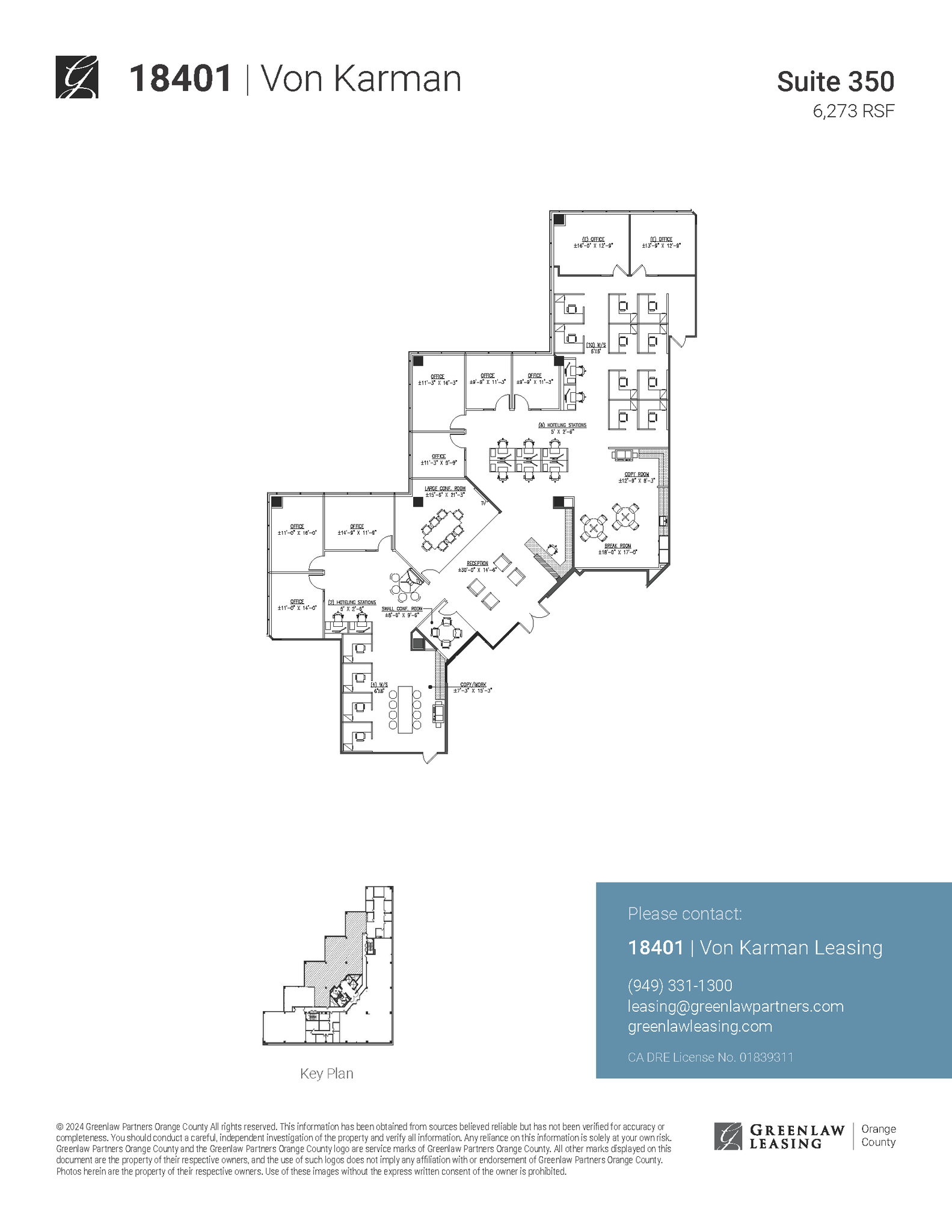 18301 Von Karman Ave, Irvine, CA for lease Floor Plan- Image 1 of 1