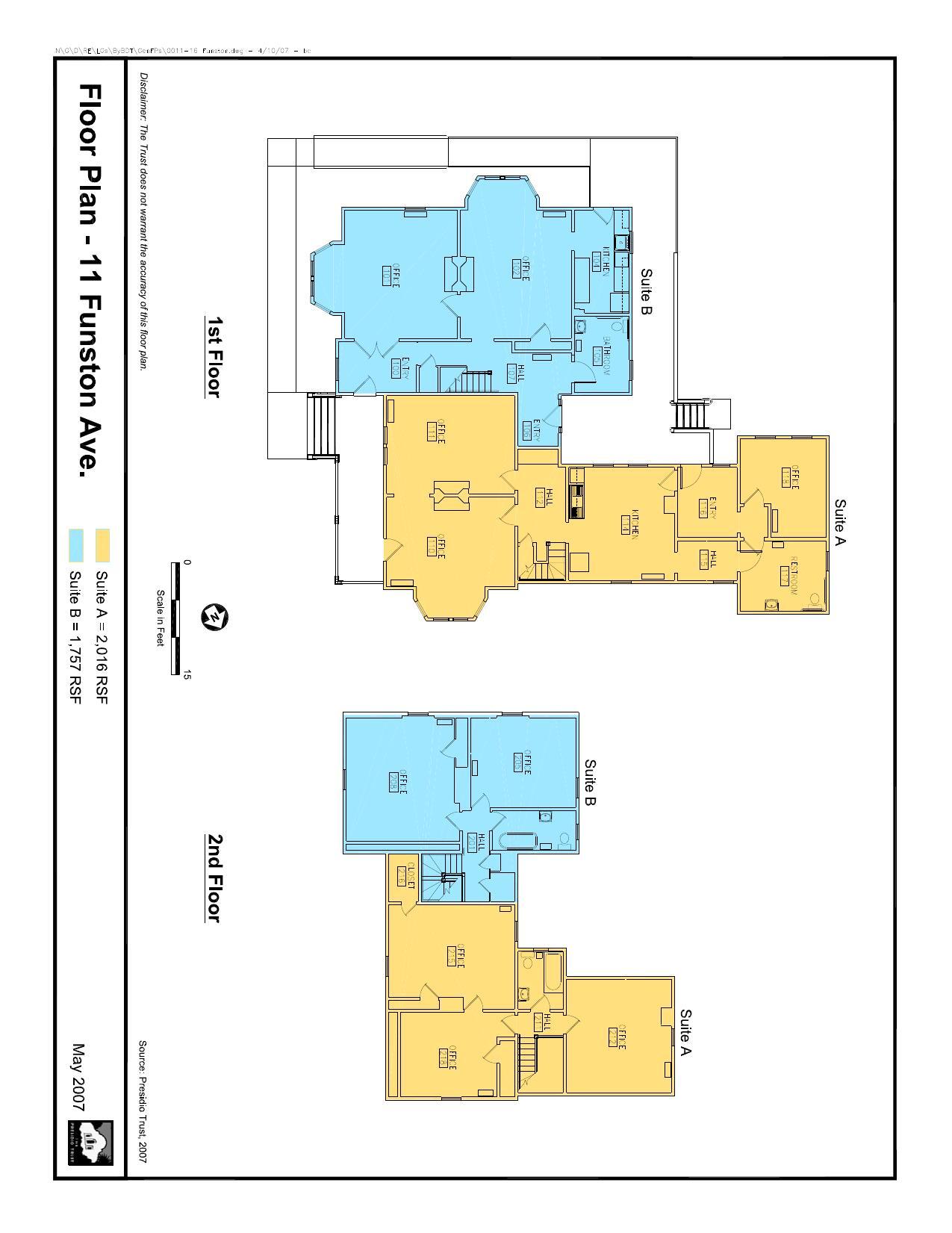 11 Funston Ave, San Francisco, CA for lease Floor Plan- Image 1 of 8