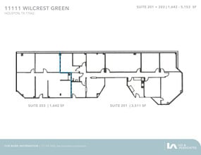 11111 Wilcrest Green Dr, Houston, TX for lease Floor Plan- Image 2 of 2