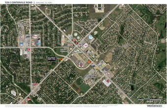 529 E Centerville Rd, Garland, TX - AERIAL  map view
