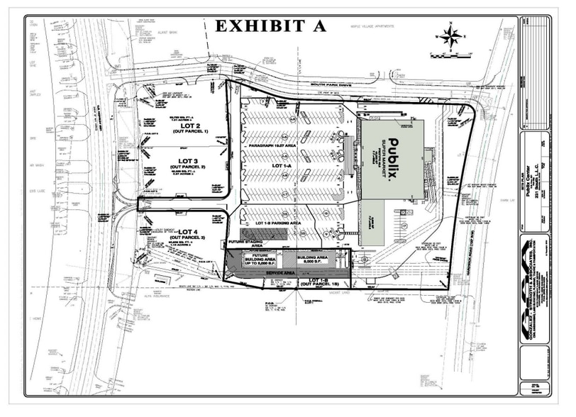 2028-2048 Martin St S, Pell City, AL for lease - Site Plan - Image 1 of 4