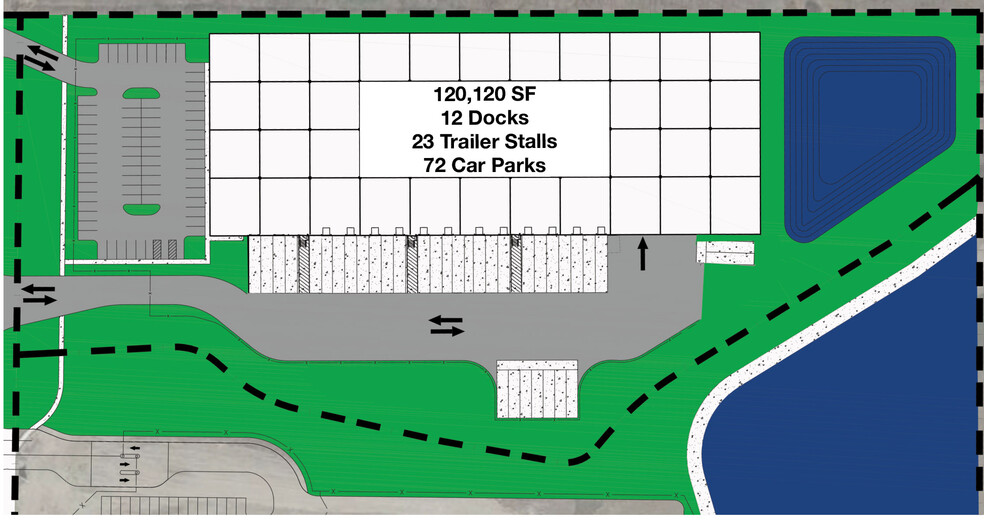 Wahrman Rd, Romulus, MI for lease - Site Plan - Image 2 of 3