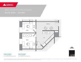 980 N Michigan Ave, Chicago, IL for lease Floor Plan- Image 1 of 1