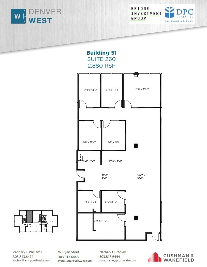 13949 W Colfax Ave, Lakewood, CO for lease Floor Plan- Image 1 of 1