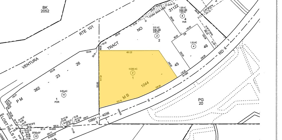 26701 W Agoura Rd, Calabasas, CA for lease - Plat Map - Image 2 of 16