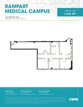 125 Rampart Way, Denver, CO for lease Floor Plan- Image 1 of 1