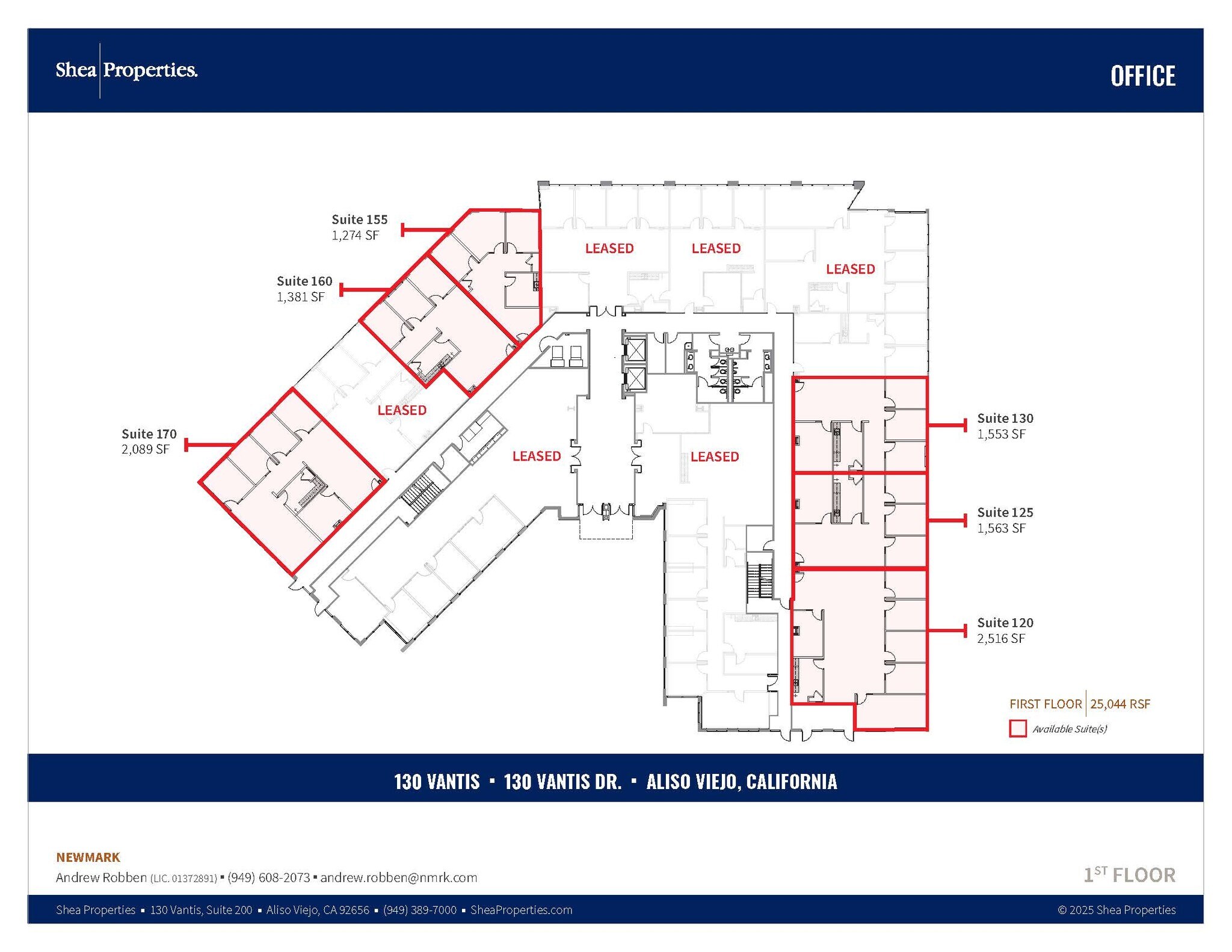 130 Vantis Dr, Aliso Viejo, CA for lease Interior Photo- Image 1 of 1
