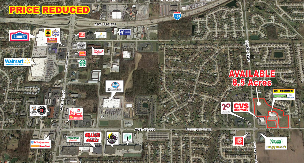 Neq Thompson Rd & Arlington Ave, Indianapolis, IN 46237 | LoopNet