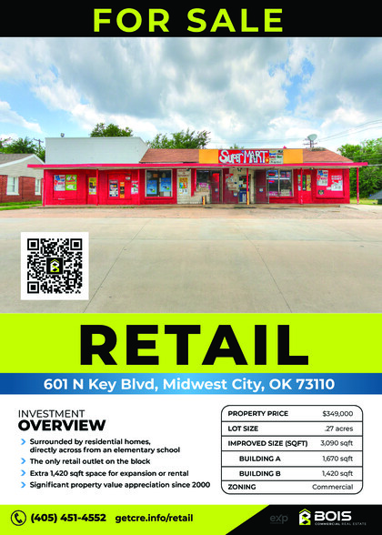 601 N Key Blvd, Midwest City, OK 73110 - Retail For Sale | LoopNet