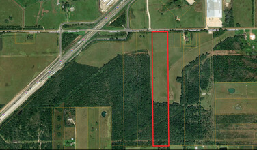 0 Hamshire Road, Hamshire, TX - aerial  map view