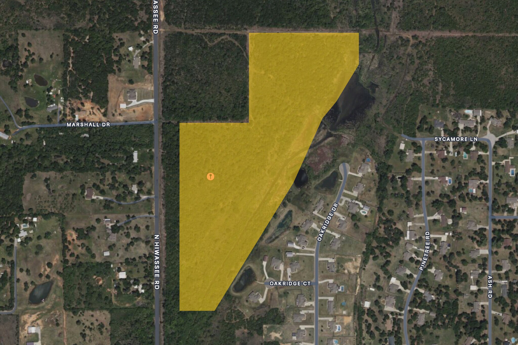 N Hiwassee Rd, Choctaw, OK for sale Aerial- Image 1 of 7