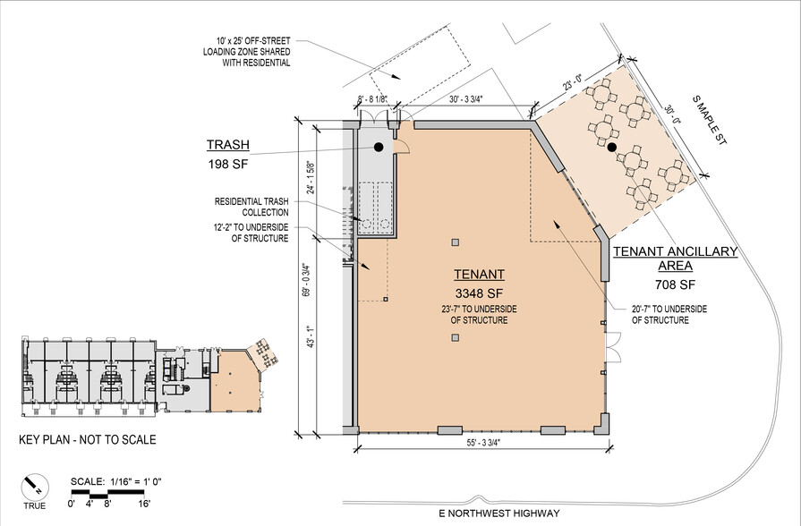 122 E Northwest Hwy, Mount Prospect, IL for lease - Floor Plan - Image 3 of 3