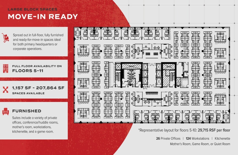 1600 McConnor Pky, Schaumburg, IL for lease Floor Plan- Image 1 of 1