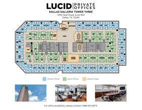 13155 Noel Rd, Dallas, TX for lease Floor Plan- Image 1 of 3