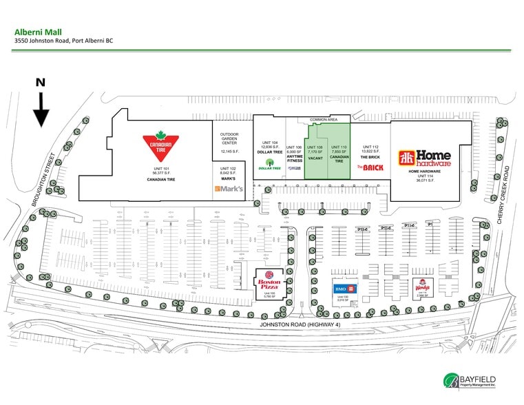 3550 Johnston Rd, Port Alberni, BC for lease - Site Plan - Image 2 of 2