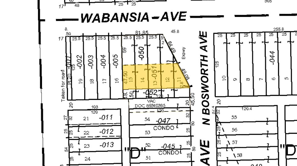 1650-1652 N Bosworth Ave, Chicago, IL for sale - Plat Map - Image 2 of 2