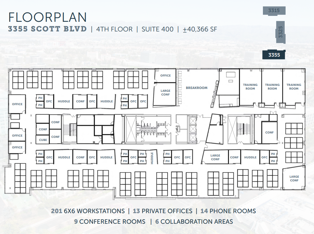 3355 Scott Blvd, Santa Clara, CA for lease Floor Plan- Image 1 of 1