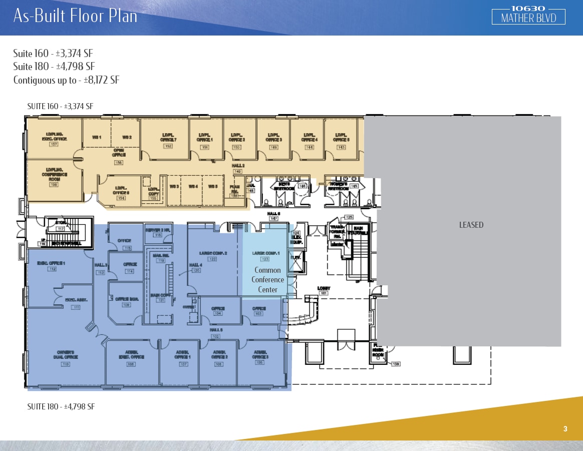 10630 Mather Blvd, Mather, CA for lease Floor Plan- Image 1 of 2