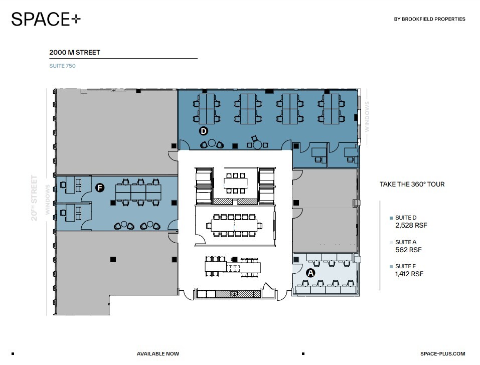 2000 M St NW, Washington, DC for lease Floor Plan- Image 1 of 1