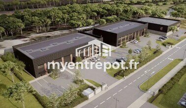 Signes - AERIAL map view