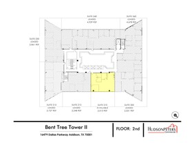 16479 Dallas Pky, Addison, TX for lease Floor Plan- Image 1 of 1