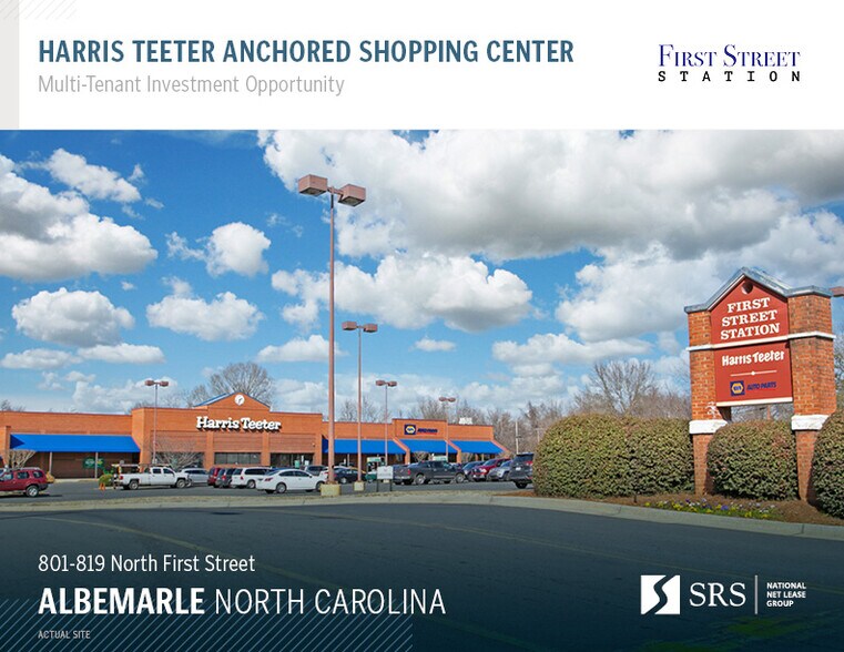 801 819 N First St Albemarle Nc 28001 Harris Teeter Anchored Shopping Center Loopnet Com