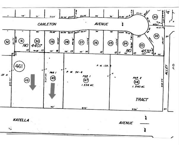 1111 E Katella Ave, Orange, CA for lease - Plat Map - Image 2 of 4