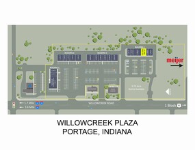 3283-3369 Willowcreek Rd, Portage, IN for lease Site Plan- Image 1 of 1