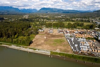 23296 River Rd, Maple Ridge, BC - AERIAL map view
