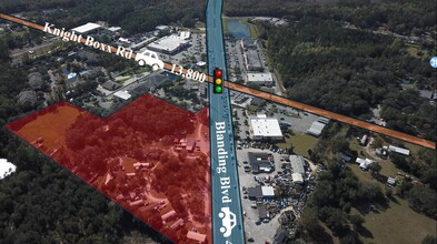 1283 Blanding Blvd, Orange Park, FL - aerial  map view