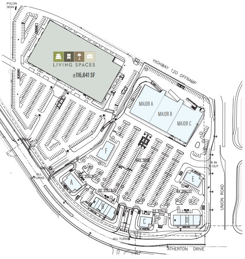 SWC Union Rd, Manteca, CA for lease Site Plan- Image 1 of 2