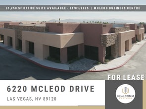 6220 McLeod Dr, Las Vegas, NV for lease Building Photo- Image 1 of 4