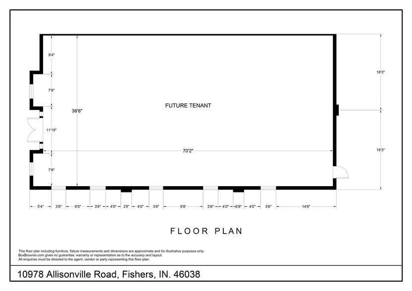10978 Allisonville Rd, Fishers, IN for lease - Building Photo - Image 2 of 2