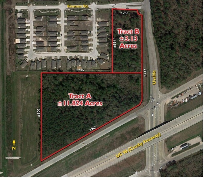 US 90 & Uvalde Rd, Houston, TX for sale - Plat Map - Image 1 of 1