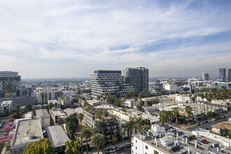 5842 Carlton Way, Los Angeles, CA - aerial  map view