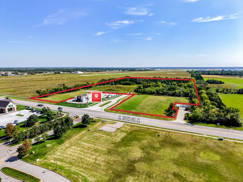 13th St, Wichita, KS for lease - Aerial - Image 2 of 4
