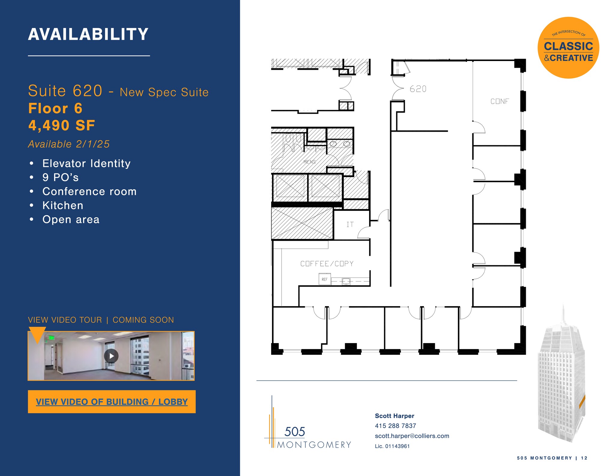 505 Montgomery St, San Francisco, CA for lease Site Plan- Image 1 of 1