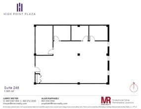 4415 W Harrison St, Hillside, IL for lease Floor Plan- Image 1 of 4