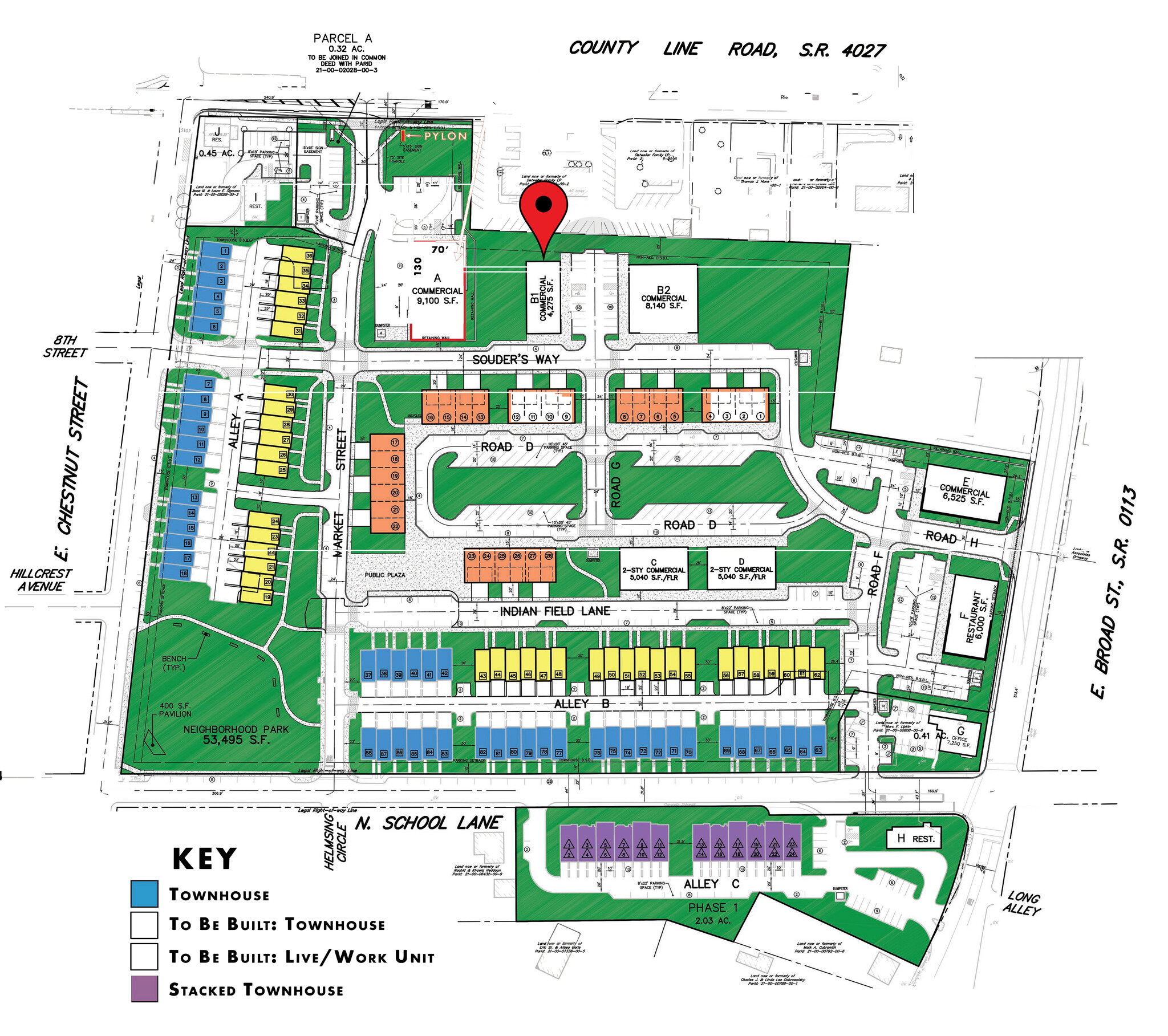 Market St, Souderton, PA for lease Site Plan- Image 1 of 1