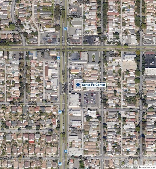 2530-2542 Santa Fe Ave, Long Beach, CA for lease - Aerial - Image 2 of 5