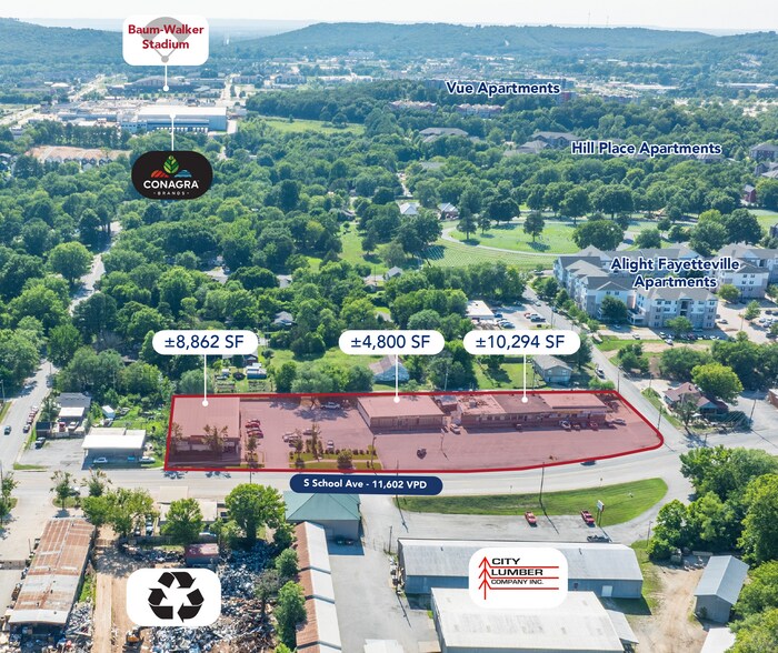 S School Ave portfolio of 3 properties for sale on LoopNet.com - Building Photo - Image 2 of 7