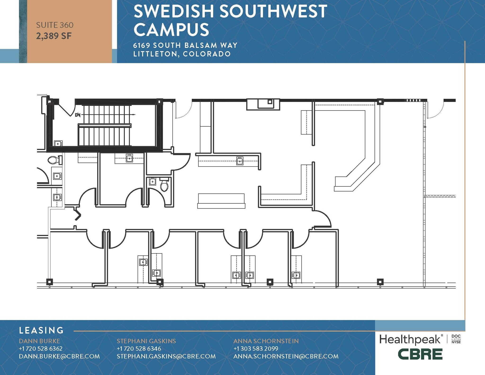 6179 S Balsam Way, Littleton, CO for lease Floor Plan- Image 1 of 1
